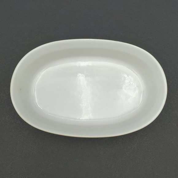 Corningware French White Ribbed Casseroles 15 Oz Oval Baker 24 Oz Round Baker - Picture 6 of 13